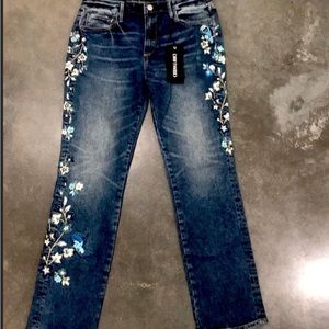 Driftwood Embroidered Jeans
